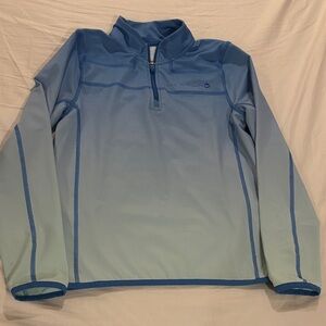 Vineyard Vines Blue Performance 1/2 zip Size M (10/12)